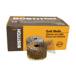 BOSTITCH C8R99BD COIL FRAMING NAIL 2-1/2" X .099 RING SHANK STAINLESS 3.6M/BOX
