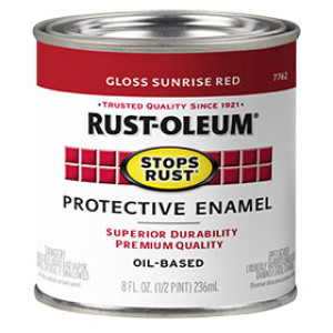 RUST-OLEUM STOPS RUST 7762730 PROTECTIVE SUNRISE RED