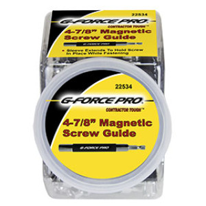 G-FORCE 22534 4-7/8" HOODED MAGNETIC BIT HOLDER 20 PC COOKIE JAR