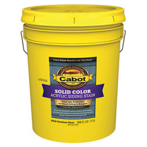 CABOT 0808.008 MEDIUM BASE SOLID COLOR ACRYLIC SIDING STAIN