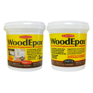 ABATRON WE2PKR WOODEPOX WOOD EPOXY REPLACEMENT COMPOUND 2-PART KIT PINTS