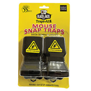 SAFEGUARD 6656 BLACK JACK TRAPS ALL MOUSE SNAP TRAPS