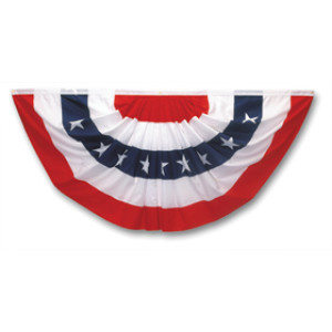 VALLEY FORGE PMF 1.5' X 3' POLYCOTTON MINI FAN BUNTING