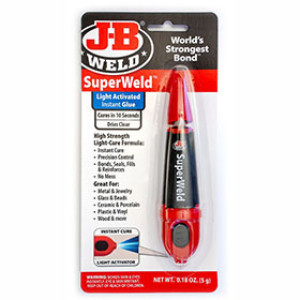J-B WELD 33301 5G SUPERWELD LIGHT ACTIVATED GLUE
