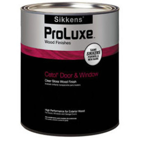 PROLUXE SIKKENS 366072 DOOR & WINDOW COLORLESS SATIN FINISH SIK48003