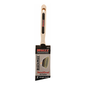 WHIZZ BLACKMAX 02620 2" SEMI OVAL HIGH PERFORMANCE POLYESTER PAINT BRUSH