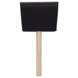 PAINT-FORCE 4" POLY FOAM BRUSH WOODEN HANDLE