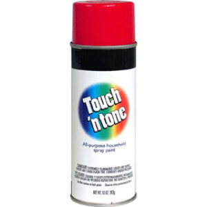 RUST-OLEUM TOUCH 'N TONE 55270830 10 OZ CHERRY RED SPRAY PAINT