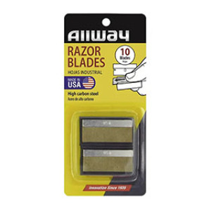 ALLWAY TOOLS 07015 SEB10 SINGLE EDGE RAZOR BLADES 2/5 PACK PLASTIC DISPENSERS
