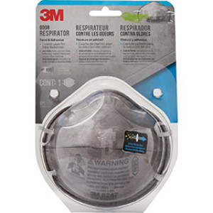3M 8247P1-DC PAINT ODOR RESPIRATOR 1 PACK 12-PACKS/CASE