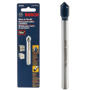 BOSCH GT-400 5/16" GLASS AND TILE CARBIDE TIP DRILL BIT (CARDED)