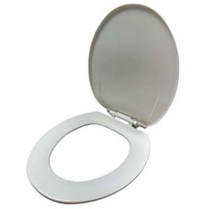 MR BRANDS 32575 TRUHOME 17" WHITE SOFT TOILET SEAT