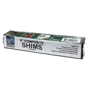CINDOCO WOOD 200F 8" X 1.5" WIDE COMPOSITE SHIMS PACK (8 PACK)