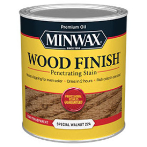 MINWAX 70006444 224 SPECIAL WALNUT WOOD FINISH PENETRATING STAIN