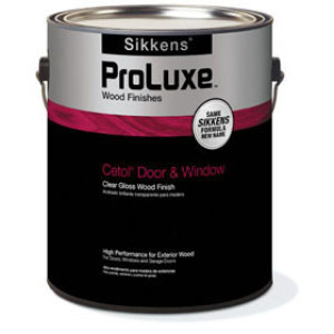 PROLUXE SIKKENS 366068 DOOR & WINDOW COLORLESS SATIN FINISH SIK48003