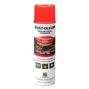 RUST-OLEUM 203028V 17 OZ FLUOR RED-ORANGE INVERTED MARKING SPRAY PAINT