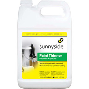 SUNNYSIDE 30588 112 OZ PAINT THINNER LVP PLASTIC BOTTLE VOC & CARB COMPLIANT