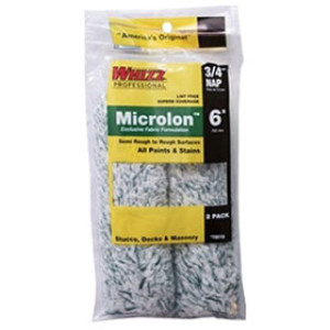 WHIZZ MICROLON 78018 6" X 3/4" ROLLER COVER (2-PACK)