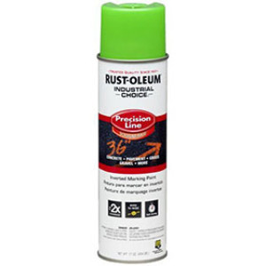 RUST-OLEUM 203032 INDUSTRIAL CHOICE 17OZ INVT MARKING PNT FLUORESCENT GREEN