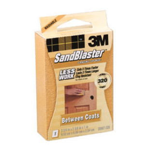 3M 20907-320 SANDBLASTER 320 GRIT BLOCK 3-3/4" X 2-5/8" X 1"