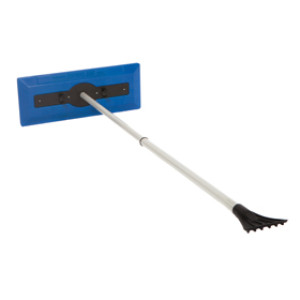 SNOW JOE SJBLZD 2-IN-1 ADJUSTABLE 30" - 49" FOAM SNOW BROOM ICE SCRAPER