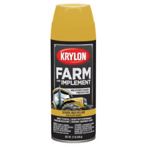 KRYLON K01957000 12 OZ SCHOOL BUS YELLOW FARM & IMPLEMENT SPRAY PAINT