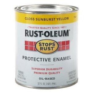 RUST-OLEUM STOPS RUST 7747502 GLOSS PROTECTIVE ENAMEL SUNBURST YELLOW