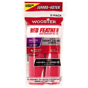 WOOSTER JUMBO-KOTER RED FEATHER RR311-4 1/2 4-1/2" X 1/4" 2-PACK