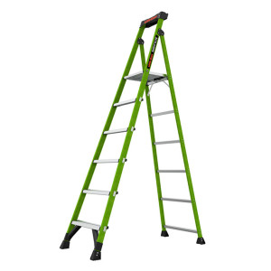 LITTLE GIANT 15398 MIGHTYLITE TYPE IA 8' 300 LB RATED FIBERGLASS STEPLADDER