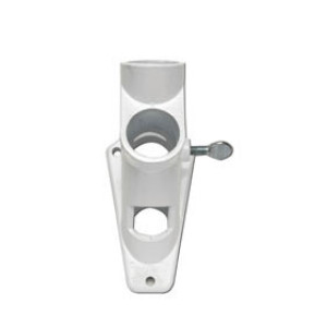 VALLEY FORGE 60752 1" 2 POSITION WHITE CAST ALUMINUM BRACKET