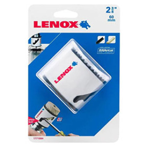 LENOX 1772953 38A 2-3/8" ARBORED BI-METAL SPEED SLOT HOLE SAW CLAMSHELL