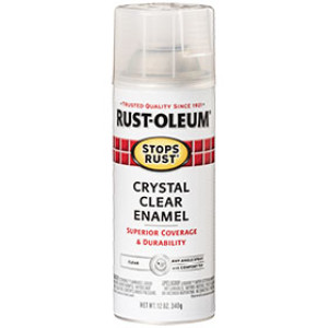 RUST-OLEUM STOPS RUST 7701830 12 OZ GLOSS PROTECTIVE ENAMEL CRYSTAL CLEAR