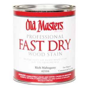 OLD MASTERS 62104 RICH MAHOGANY RICH TONE FAST DRY WOOD STAIN