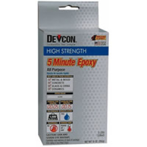 DEVCON 20945 S-209 9 OZ 5-MINUTE EPOXY CLEAR ALL PURPOSE HIGH STRENGTH