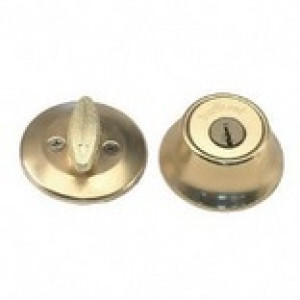 KWIKSET 660-3 K-6 CP BRASS DEADBOLT LOCK 96600-419 V1