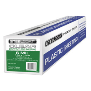 PETOSKEY PLASTICS FGP9941-77A 12' X 100' 6 MIL CLEAR POLYETHYLENE PLASTIC FILM