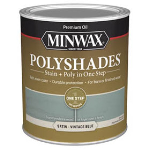 MINWAX 52721394 288 POLYSHADES SATIN VINTAGE BLUE STAIN