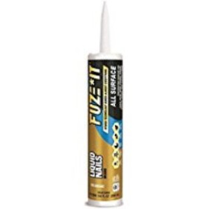 LIQUID NAILS LN2000 9 OZ FUZE-IT ALL SURFACE CONSTRUCTION ADHESIVE CARTRIDGE