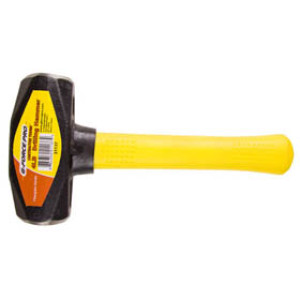 G-FORCE 21137 4 LB HAND DRILLING HAMMER FIBERGLASS HANDLE WITH RUBBER GRIP