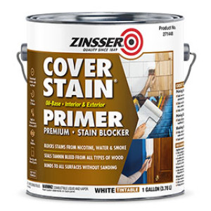 ZINSSER COVER-STAIN 271448 SOLVENT PRIMER 100 VOC OIL-BASE INT / EXT