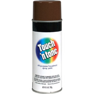 RUST-OLEUM TOUCH 'N TONE 55277830 10 OZ LEATHER BROWN SPRAY PAINT