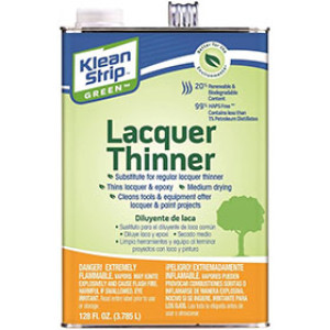 KLEAN STRIP GKGL75008 GREEN LACQUER THINNER GALLON (NOT FOR SALE CT,NY)