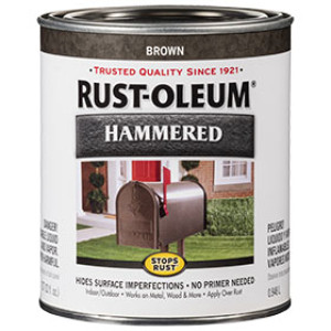 RUST-OLEUM HAMMERED 239073 METAL FINISH BROWN