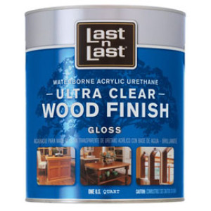 ABSOLUTE LAST N LAST 13004 ULTRA CLEAR GLOSS WATERBORNE WOOD FINISH 275 VOC