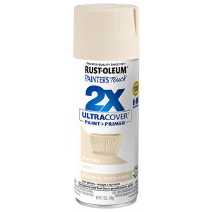 RUST-OLEUM 2X PAINTER'S TOUCH 334073 ULTRA COVER ENAMEL SATIN IVORY SILK