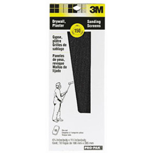 3M 4-3/16" X 11" 150G DRYWALL SANDING SCREEN (10 PACK)