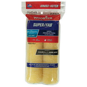 WOOSTER JUMBO-KOTER SUPER/FAB RR300 6-1/2" X 3/8" KNIT ROLLER COVER 2-PACK
