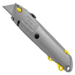 STANLEY 10-499 QUICK CHANGE RETRACTABLE UTILITY KNIFE 6-3/8" (3 BLADES)