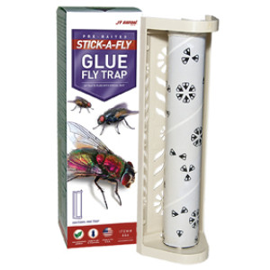 JT EATON 444 STICK-A-FLY GLUE FLY TRAP 12 PACK COUNTER DISPLAY