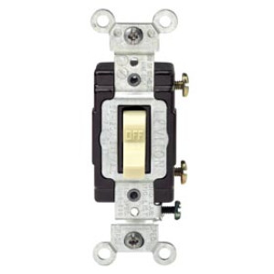 LEVITON S01-CS115-2IS COMMERCIAL 15A SWITCH IVORY